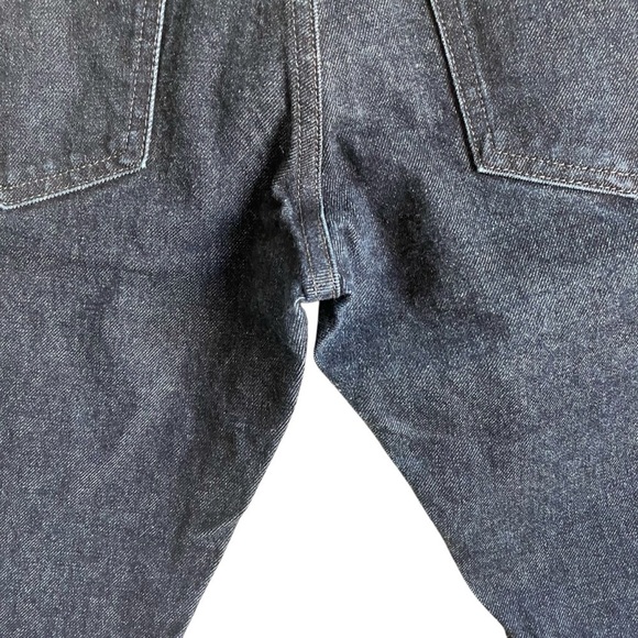 DSTLD Straight Fit Jeans Solid Dark Wash Grey Stitch Streetwear Casual Sz 32x30 - Picture 6 of 15